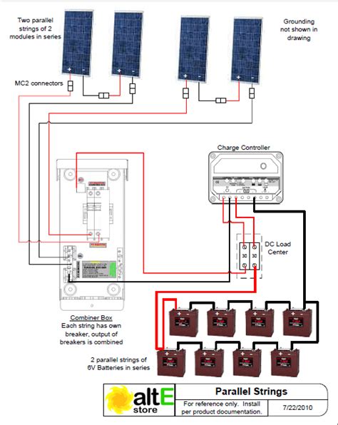 how to wire solar panel in parallel in junction box|parallel solar panel output.